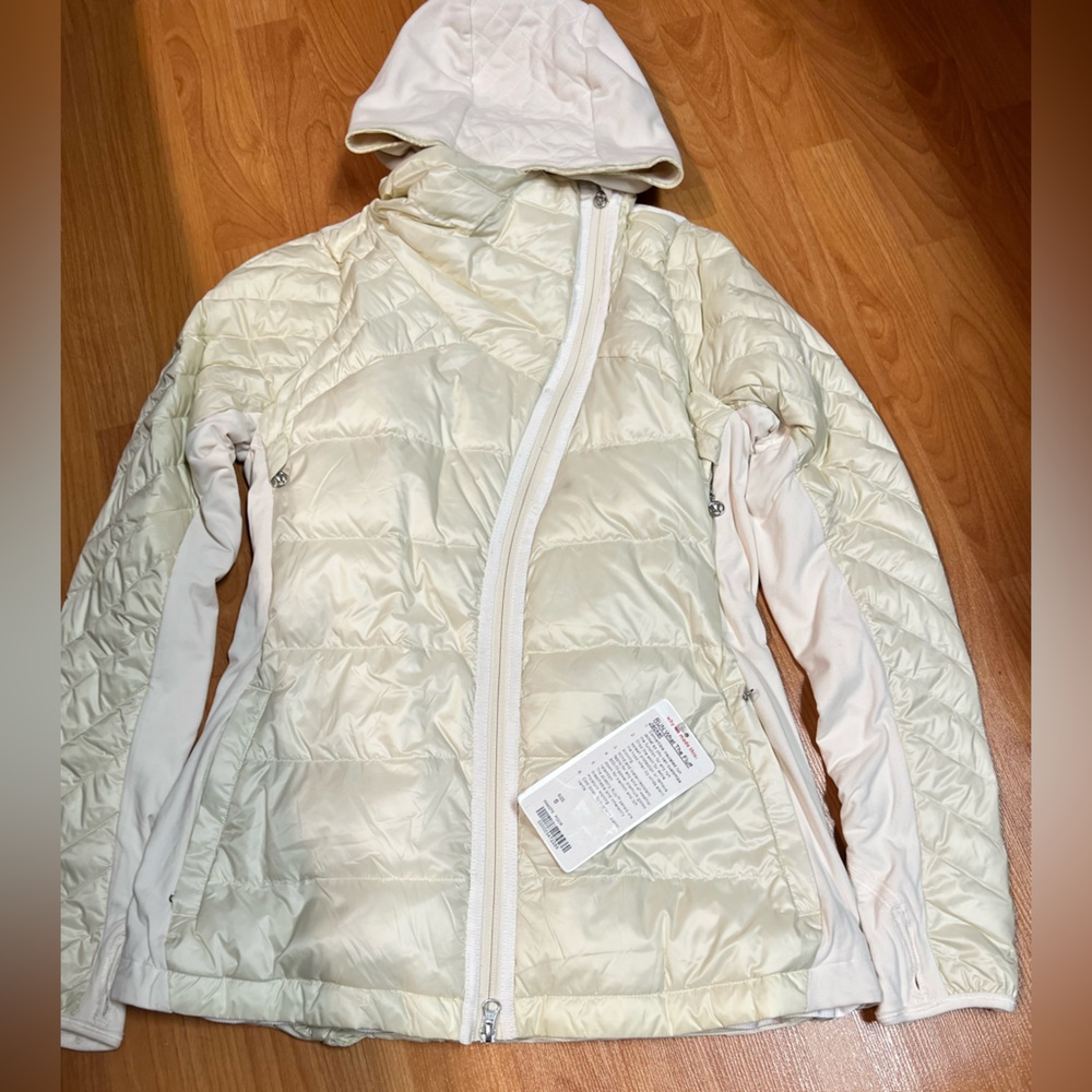 Lululemon What The Fluff Jacket (US 6) * Polar Cream